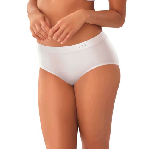 Pantaleta  corte completo sin costuras y con puente interior 100% algodón. Marca: Playtex..