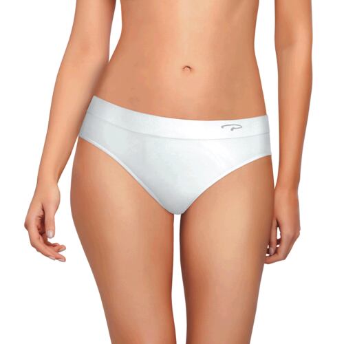  Pantaleta corte bikini sin costuras y puente interior 100% algodón. Marca: Playtex..