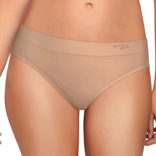  Pantaleta corte bikini sin costuras y puente interior 100% algodón. Marca: Playtex..