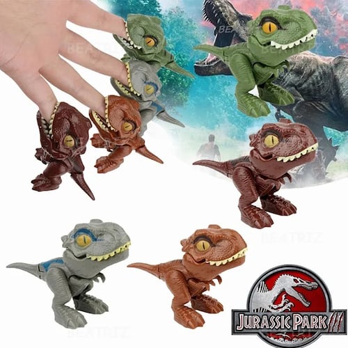Pack 4 Juguetes Para Niños Jurassic Dinosaurios T-rex