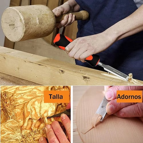 Juego De 11 Cinceles De Madera Para Carpintería Con Caso