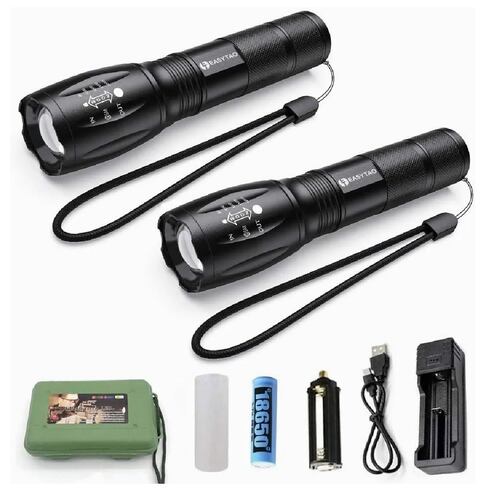 Lampara Tactica Led Recargable,c/estuche
