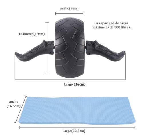 Rueda Para Abdominales Rodillo Abdominal De Fácil Agarre