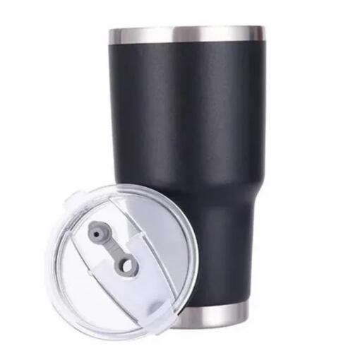Termo Portátil De Acero Inoxidable Con Calor Y Frío negro