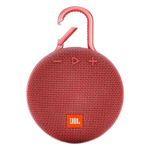 Bocina Bluetooth JBL CLIP3REDAM CLIP a prueba de agua roja