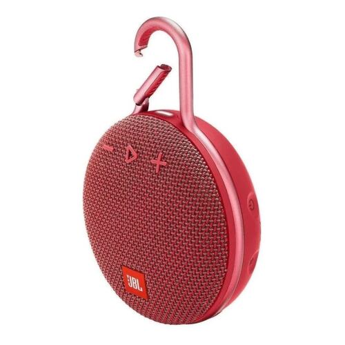 Bocina Bluetooth JBL CLIP3REDAM CLIP a prueba de agua roja