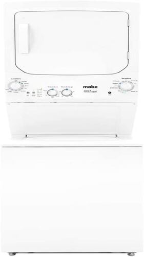 Centro de Lavado a Gas Aqua Saver Green LP 20 kg Blanco con Sanitizado Mabe - MCL2040PSBB0