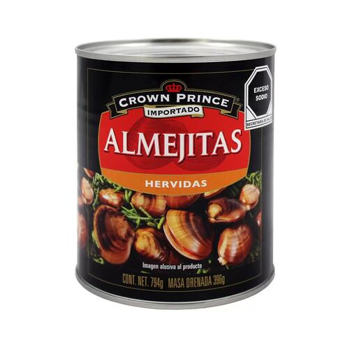 Almejitas Hervidas Crown Prince 794g