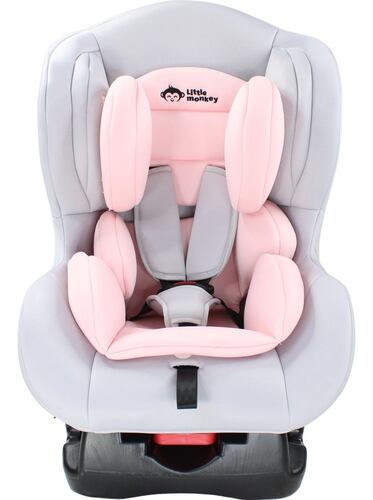 Autoasiento Rosa Bebe 3 Posiciones Arnes 5 Puntos Seguridad