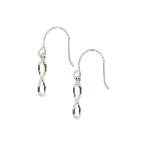 Aretes Infinito plata .925, Colección Infinito, Joyería para Mujer de Anante Joyería.