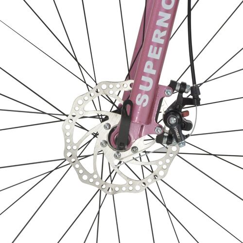 Bicicleta Plegable De Montaña R26 Freno De Disco 21 Vel Rosa