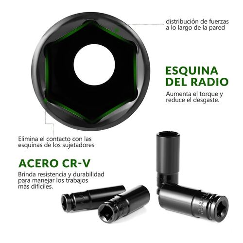 Juego De Herramientas Llave Vaso Kit De Mecánicas