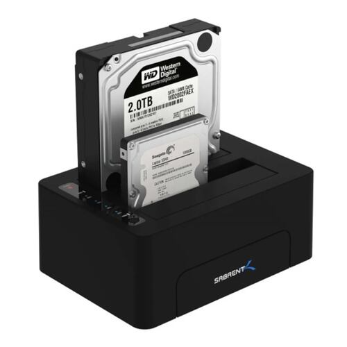 Docking 2 Bahías Clonador 3.0 SABRENT EC-DSK2 SATA 2.5" /3.5"