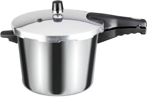 Vasconia 75491 Express Premier - Olla de Presión, 100% Aluminio, 8 L, Color Plata