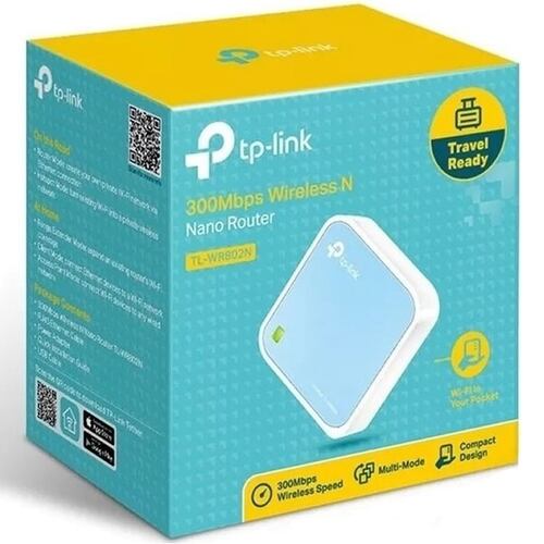 Router Mini Nano Tp-Link TL-WR802N 300 Mbps.