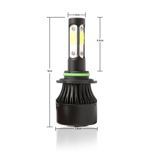 Kit De Faros Delanteros De 4 Lados Led Rayo Bajo Conector H7