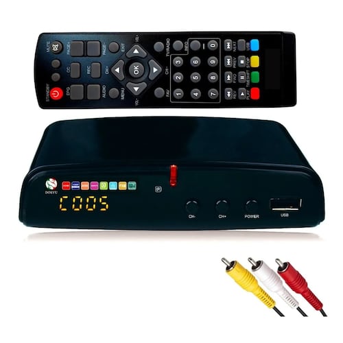 Convertidor 03 Decodificador Digital Señal Analoga Hd 