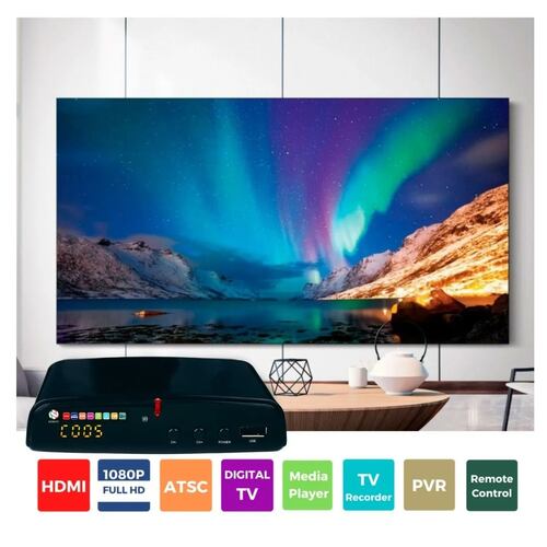 Convertidor 03 Decodificador Digital Señal Analoga Hd 