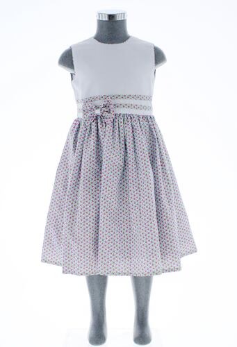 Vestido Niña Blanco Floreado 2 a 10 años 3061.