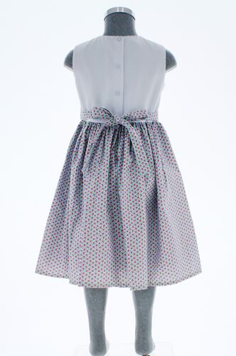 Vestido Niña Blanco Floreado 2 a 10 años 3061.