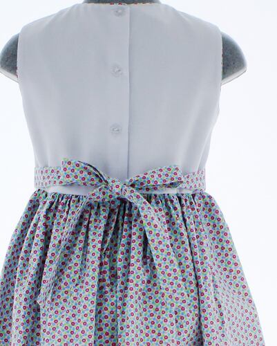 Vestido Niña Blanco Floreado 2 a 10 años 3061.