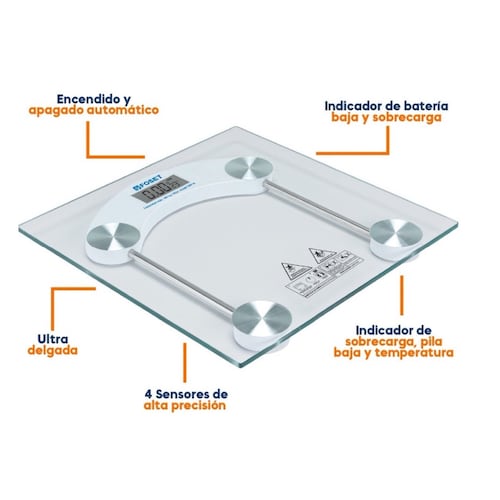 Bascula digital medica de piso ideal para consultorio hogar hasta 180 kg 