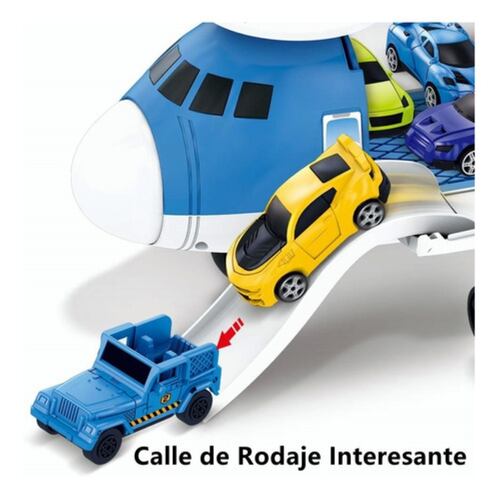 Juguetes De Avión Para Niños, 10 En 1 Juguetes De Coche  Azul