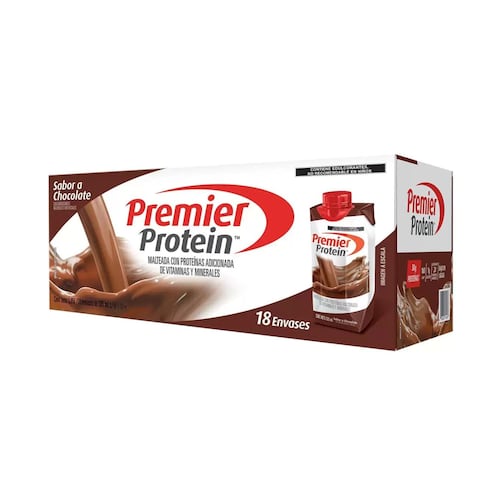 Malteada Sabor Chocolate Premier Protein 18 Pz De 325 Ml.