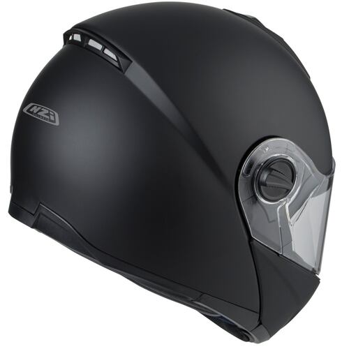 Casco Moto Abatible NZI FLIPPY certificado ECE Negro Mate.