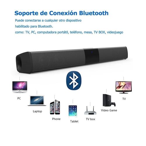 Barra De Sonido Bocina Bluetooth Recargable