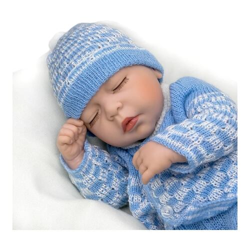 Muñeco Bebe Prematuro Dormido 35 Cm Juguete Cursos Enfermería Cuidados