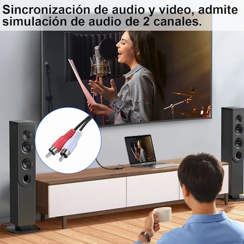 Hdmi Convertidor De Rca, Hdmi Av Compuesto Un Vídeo Adapt