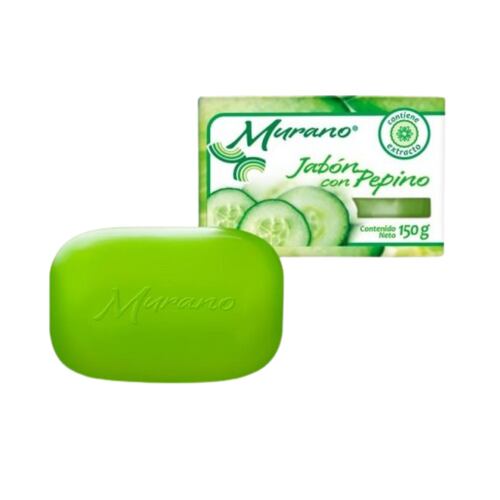 Jabón Barra Murano Natural Con Pepino Caja 40 Pz 150g
