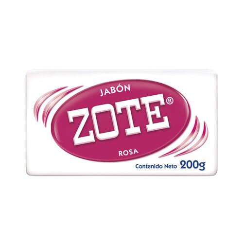 Jabón En Barra Zote Rosa Caja 50 Pzas De 200g