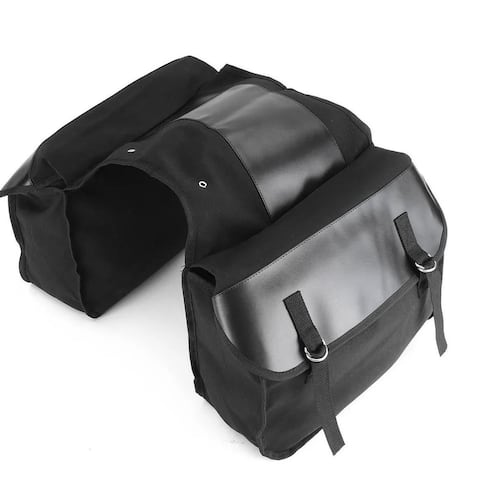 Alforjas De Viaje Universal Para Motocicleta O Scooter Negro