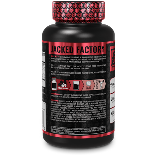 N.O. XT NITRIC OXIDE BOOSTER 90 cap - POTENCIADOR DE ÓXIDO NÍTRICO 
