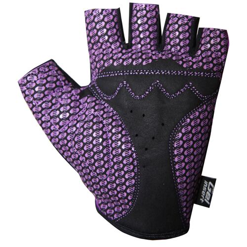 Guantes Extra Grandes P/ Ciclismo Corto Ms-2017-3 Gel Insert Morado Elite by Benotto