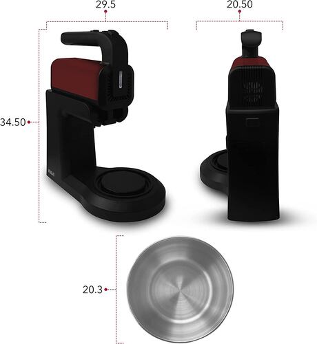 RCA Batidora Roja de Mano con Pedestal 5 Velocidades RC-71.