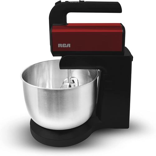 RCA Batidora Roja de Mano con Pedestal 5 Velocidades RC-71.