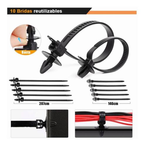 Kit De Remaches Y Clips De Plástico Para Auto 635 Piezas