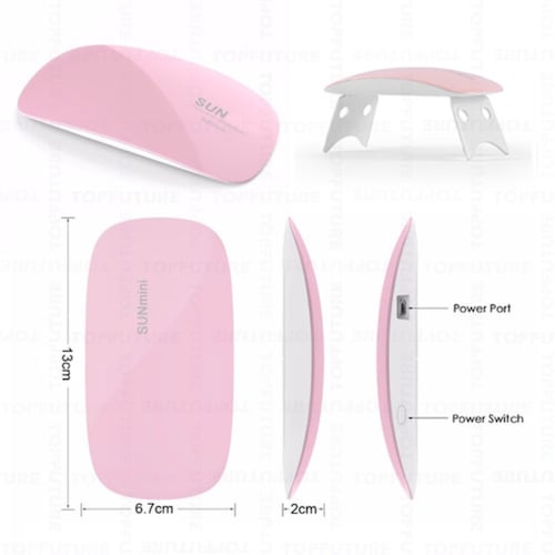 Kit Uñas Polygel, Tips y Lampara Led  Geles 01