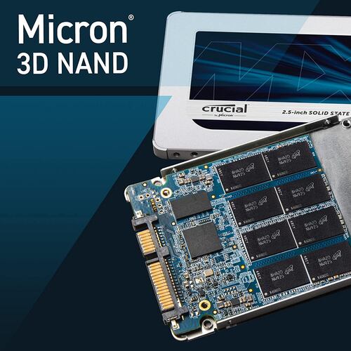 Disco Duro Interno Crucial CT4000MX500SSD1 4TB 2.5" MX500.