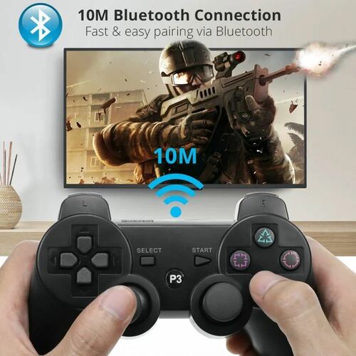 Control Inalámbrico Compatible Con Ps3 + Cable De Carga
