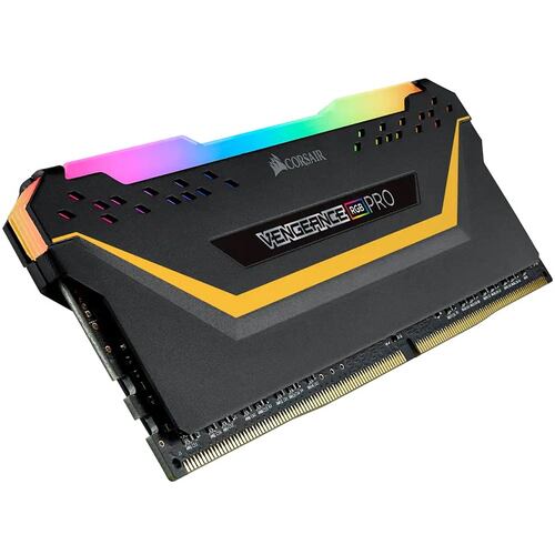 Memorias Ram DDR4 Corsair Vengeance RGB PRO TUF 3200MHz 16GB PC4-25600 Kit 2x8 Negras CMW16GX4M2C3200C16-TUF.