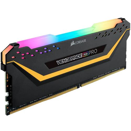 Memorias Ram DDR4 Corsair Vengeance RGB PRO TUF 3200MHz 16GB PC4-25600 Kit 2x8 Negras CMW16GX4M2C3200C16-TUF.