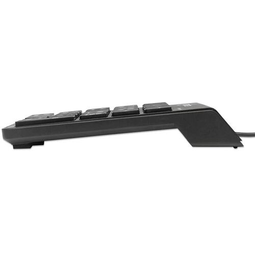 Teclado Numerico Manhattan USB Alambrico Negro 176354