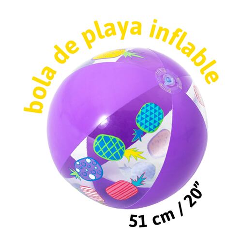 Pelota De Playa Inflable De Colores Bestway Mayoreo 3 Piezas