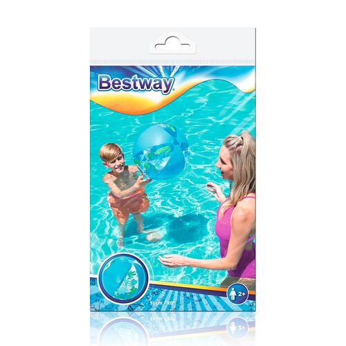 Pelota De Playa Inflable De Colores Bestway Mayoreo 6 Piezas