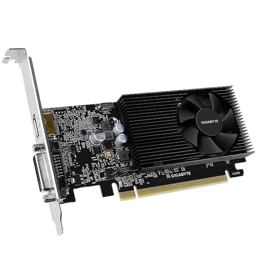 Tarjeta De Video Gigabyte Nvidia GT 1030 Low Profile D4 2G GeForce 2GB DDR4 PCI-E GV-N1030D4-2GL