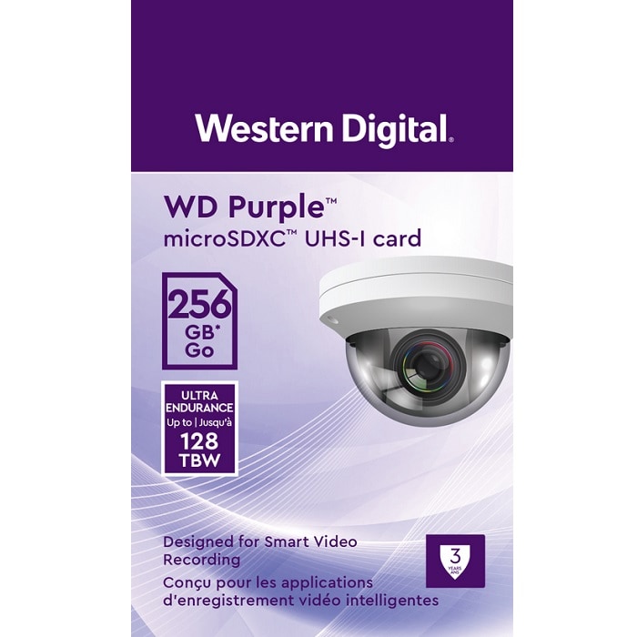 Memoria MicroSD 256GB Western Digital WD Purple SD QD101